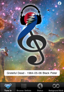 GDRadio Home Screen